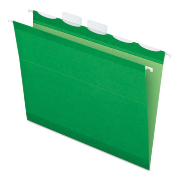 Pendaflex® Ready-tab Colored Reinforced Hanging Folders, Letter Size, 1-5-cut Tab, Bright Green, 25-box freeshipping - TVN Wholesale